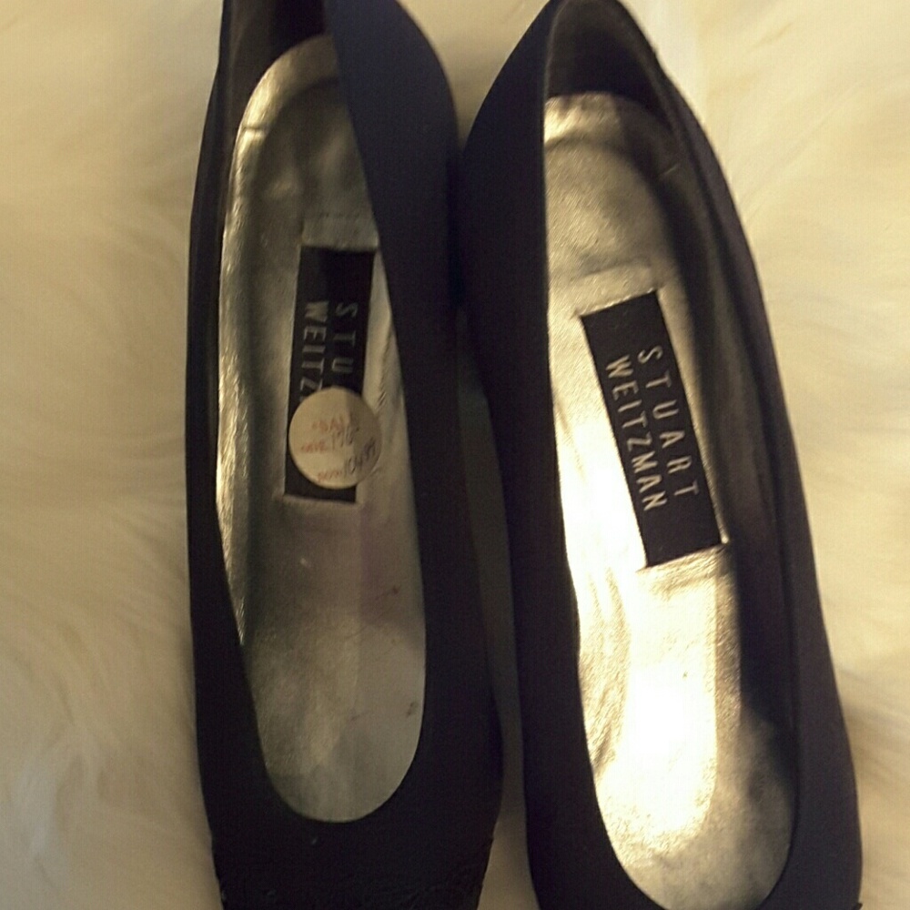 Stuart Weitzman Heels Black With Sequence - image 5